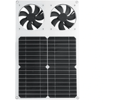 Panel solar grande de 18V 12W Potente ventilador de escape de purificación de aire solar recto para uso doméstico