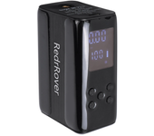 Bomba de aire eléctrica RedrRover Mini-P02 con pantalla LED sin cable de 100 PSI para inflar bicicletas de carretera, mo