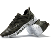 Zapatos de running de malla transpirable para hombres, zapatillas deportivas de verano para caminar casualmente, zapatos