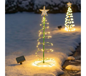 Decoración navideña al aire libre con luces de árbol de Navidad Iluminación navideña al aire libre Decoraciones de árbol