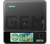 AOOSTAR GEM12+ Pro Mini PC con pantalla de 2.86 pulgadas, desbloqueo por huella dactilar, AMD Ryzen 7 Pro 8845HS, 8 núcl