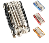 Kit de Herramientas de Reparación Multifuncional Portátil de 11 en 1 para Bicicleta para Reparación de Bicicletas al Air