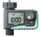 RAINPOINT Temporizador de riego por aspersión programable con retraso por lluvia para manguera de jardín, sistema de rie