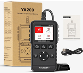 Escáner Kingbolen YA200 OBD2 Herramienta de diagnóstico de automóviles multilingüe Lector de códigos de motor Búsqueda d