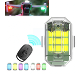 KFPLAN M3 Luz de Flash Universal para Vuelo Nocturno Control Inalámbrico Recargable Lámpara de Señal de Advertencia Luce