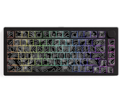 Teclado mecánico de aluminio MONSGEEK M1 V5-SP de tres modos, 83 teclas, estructura de junta, luz RGB, 8000 mAh, teclado