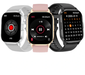 Reloj inteligente SENBONO HK21 con pantalla AMOLED de 2,01 pulgadas, llamadas por Bluetooth, control de frecuencia cardí