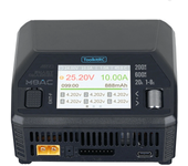 ToolkitRC M8AC AC 200W DC 600W 65W IPS pantalla LCD de 2.4 pulgadas cargado para baterías LiPo LiHV LiFe Lilon LTO de 1-