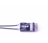 RadioMaster R84 2.4GHz 4CH Receptor Nano PWM de más de 1 KM compatible con FrSky D8 Soporta retorno de RSSI para RC Dron