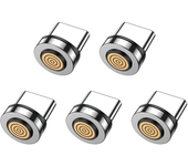7pin Puntas magnéticas para Cable Magnético Tipo-C/iP Pieza de repuesto de imán para adaptador de carga rápida para iPho
