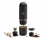 Máquina de café portátil italiana iCafilas de cápsulas, polvo, de doble uso, manual, inalámbrica, para calentar, máquina