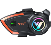 Intercomunicador Bluetooth para casco de motocicleta Coralme Y80 2X,800 metros,intercomunicador para dos personas,adecua