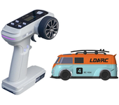 LDARC V64 1/64 2.4G Coche teledirigido mini Drift RWD Flat On-Road con luces LED LC01 Chassis Vehículos micro Van Modelo