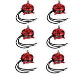 6PCS Racerstar BR2304 1850KV 2-3S Motor sin escobillas para modelo de avión RC