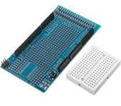 5Pcs Mega2560 1280 Protoshield V3 Expansion Board With Breadboard