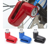 Bloqueo de disco de rueda antirrobo para bicicleta de aleación de aluminio impermeable, portátil, ligero y seguro para b