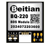 Módulo GPS Beitian BQ-220 integrado de doble frecuencia BDS con antena incorporada para drones de carreras FPV.