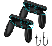 JYS JYS-NS2276 Switch2 Agarre Joy-Con 2-en-1 Desmontable Ergonómico Modo de Doble Mano Sin Herramientas Acceso SL/SR Cor