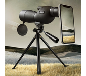 IPRee 25-75x60 HD Telescopio de Monocular Potente Zoom BAK7 Prismaa Impermeable para Observación de Aves Tiro al Blanco