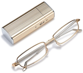 Gafas de presbicia plegables y elásticas Gafas de lectura portátiles con luz azul anti Gafas de presbicia ultra ligeras