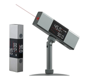 AtuMan DUKA LI1 2 En 1 Nivelador digital de doble láser de transportador Regla recargable de ángulo arbitrario de 360° M