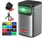 BlitzWolf® BW-VT2 ProMax DLP Mini Proyector WIFI6 Android TV Bluetooth 5.0 Enfoque automático Corrección automática de c