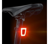 Luz trasera de bicicleta Luz de advertencia de carga USB para casco de bicicleta de carretera tubo de asiento equipo de