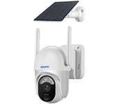 Cámara IP ESCAM QF103 3MP WiFi inalámbrica Panel solar PTZ Batería Visión nocturna inteligente Detección de humanos Audi