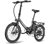 [EU DIRECT] FAFREES F20 Bicicleta Eléctrica Ligera 36V 16.75Ah Batería 250W Motor Neumáticos de 20x1.95 pulgadas 90-110K