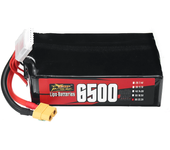 Batería LiPo ZOP Power 6S 22.2V 6500mAh 30C 144.3Wh con enchufe XT60 para drones RC y carreras de FPV