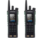 2Pcs Baofeng DM-32UV Walkie Talkie DMR Digital Analógico Radio bidireccional de 8W Potencia GPS APRS 4000 Canales Comuni