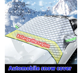 Cubierta de protección para automóviles, mitad cubierta gruesa a prueba de nieve para parabrisas, cubierta de protección