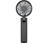 Ventilador mini USB de 2000mAh con doble hoja, ventilador manual ajustable a 180°, motor dual, 4 velocidades de viento,