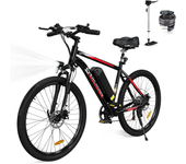 [EU Direct] EVERCROSS EK15 Bicicleta Eléctrica Batería de 36V 12AH Motor de 250W Neumáticos de 26 pulgadas Autonomía Máx