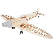 JWRC Spitfire Avión de madera de balsa RC de 1020 mm de envergadura ¡KIT de combate!