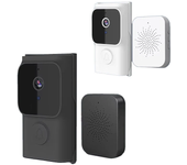 Cámara de timbre inalámbrico Tuya 1080 de alta definición con audio bidireccional,WiFi y video inteligente.