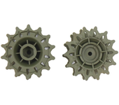 Set de ruedas principales para COOLBANK M5A1 G2080, de plástico, accesorios para coches de control remoto y repuestos pa