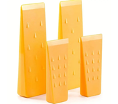 4 piezas de cuñas para tala de árboles con picos para un corte seguro,2 de 8 pulgadas y 5.5 pulgadas,juego de suministro
