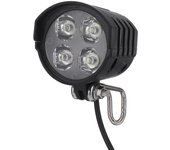 36V-72V 12W 75-100DB Faro de luz y bocina de voltaje amplio para bicicleta eléctrica, patinete eléctrico, motocicleta Fa