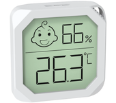 Mini Medidor de Temperatura y Humedad Lecturas Precisos Indicadores de Confort Colocación Versátil -20-60℃ 20-99% Humeda