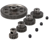 Engranajes diferenciales de metal de transmisión de 17T 21T 26T 29T 64T para motor de coche RC HSP 1/10 Camiones Motos P