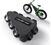 [EU Direct] UNITPACKPOWER U004-1 48V 28.8AH Ebike Triangle Battery 128km Max LG4800mAh Battery with 45A BMS Protection B