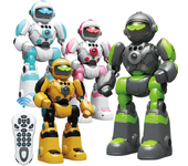 AI Robots inteligentes de voz inteligente diálogo Robótica RC Control remoto por gestos Grabación de voz mágica Música B