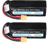 Batería Lipo MARSLIPO 14.8V 2200mAh 100C 4S con conector XT60 para drones RC