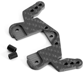 Soporte de amortiguador trasero de fibra de carbono mejorado de 3,0 mm para Hotshot II Tamiya 1/10 versión 2024 modelos
