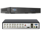 Hiseeu 3K 5MP 16CH H.265+ DVR grabador de vídeo digital avanzado con detección de personas y vehículos para cámaras de s