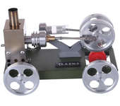 Juguetes educativos: modelo de coche de montaje completo de motor Stirling de metal