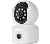 Cámara de seguridad IP PTZ K22 2MP Doble lente Doble pantalla WiFi Inalámbrica Visión nocturna a todo color Detección de