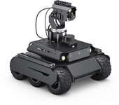 Kit UGV Rover ROS2 de código abierto 6 Ruedas 4WD Robot AI Doble Controladores Visión por Computadora para Raspberry Pi