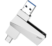 EAGET SU60 USB3.2 Gen2 y Type-C Flash Drives Dual Interface Pendrive 560MB/s de alta velocidad 256GB 512GB U Disk